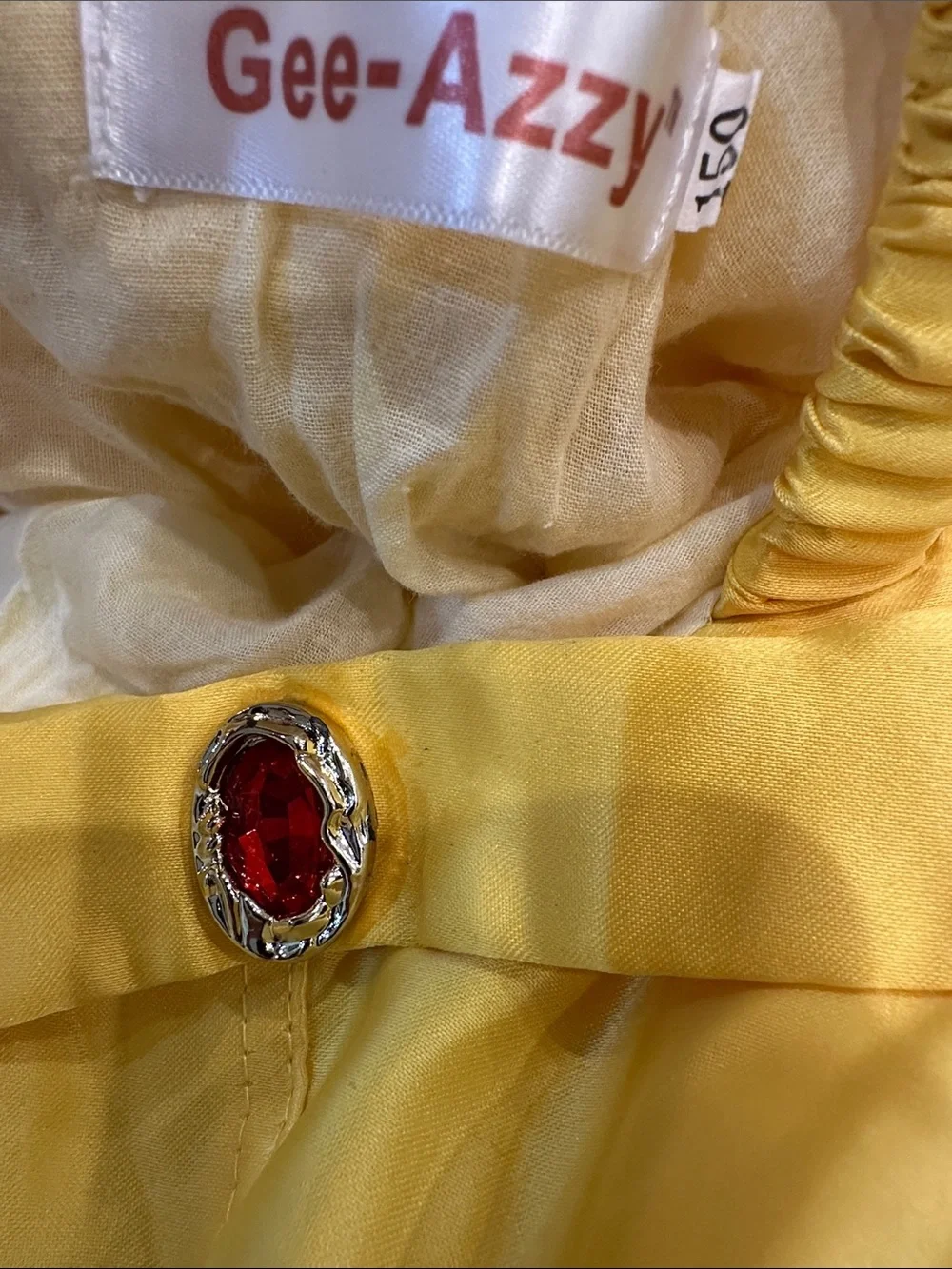 Princess BELLE BEAUTY & THE BEAST Ball Gown Costume size 150 Girls Costume